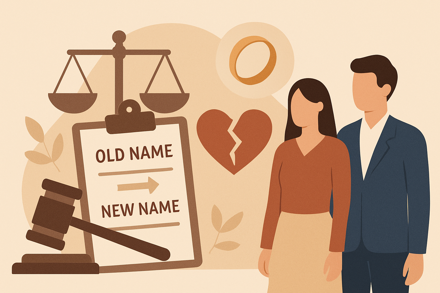 Changer de nom après divorce amiable : procédures en 2026