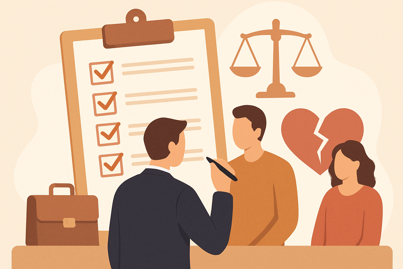 Checklist complète avant de signer sa convention de divorce en 2026