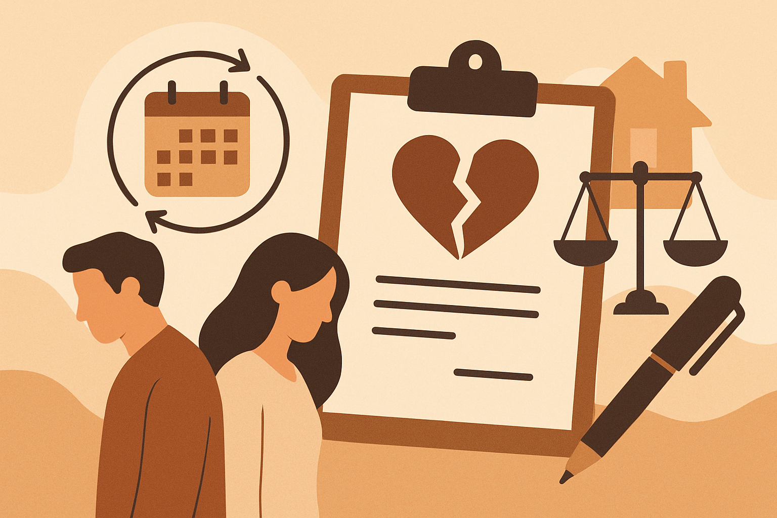 Divorce amiable : timeline complète de la procédure 2026