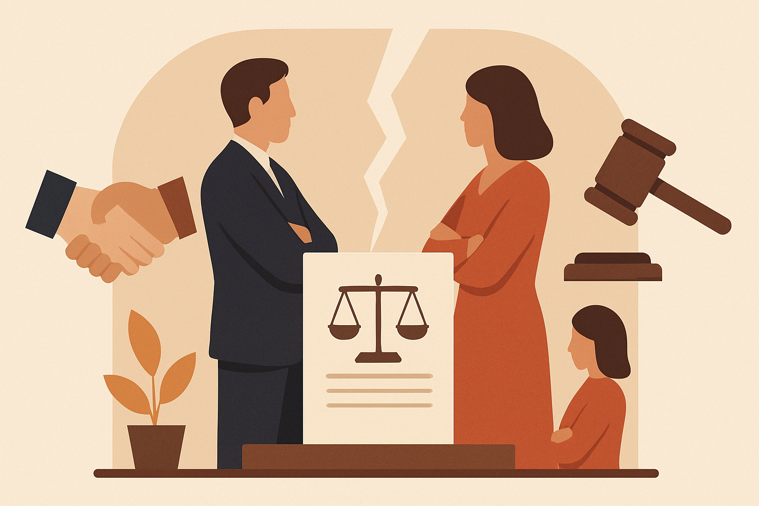 Divorce amiable vs contentieux : Comparaison et différences en 2026