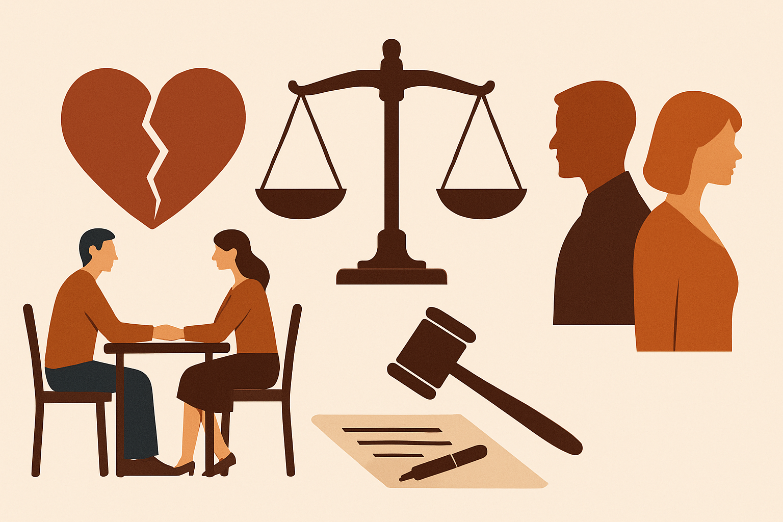 Divorce amiable vs séparation de corps : différences clés 2026