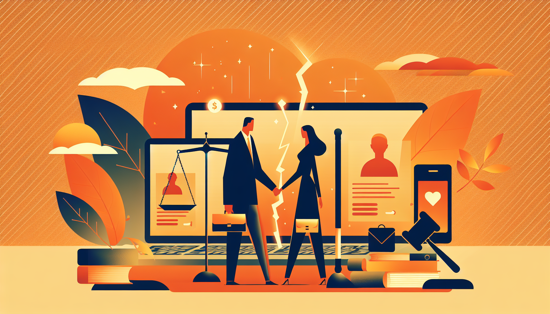 Divorce en ligne vs Divorce traditionnel : Avantages et Inconvénients