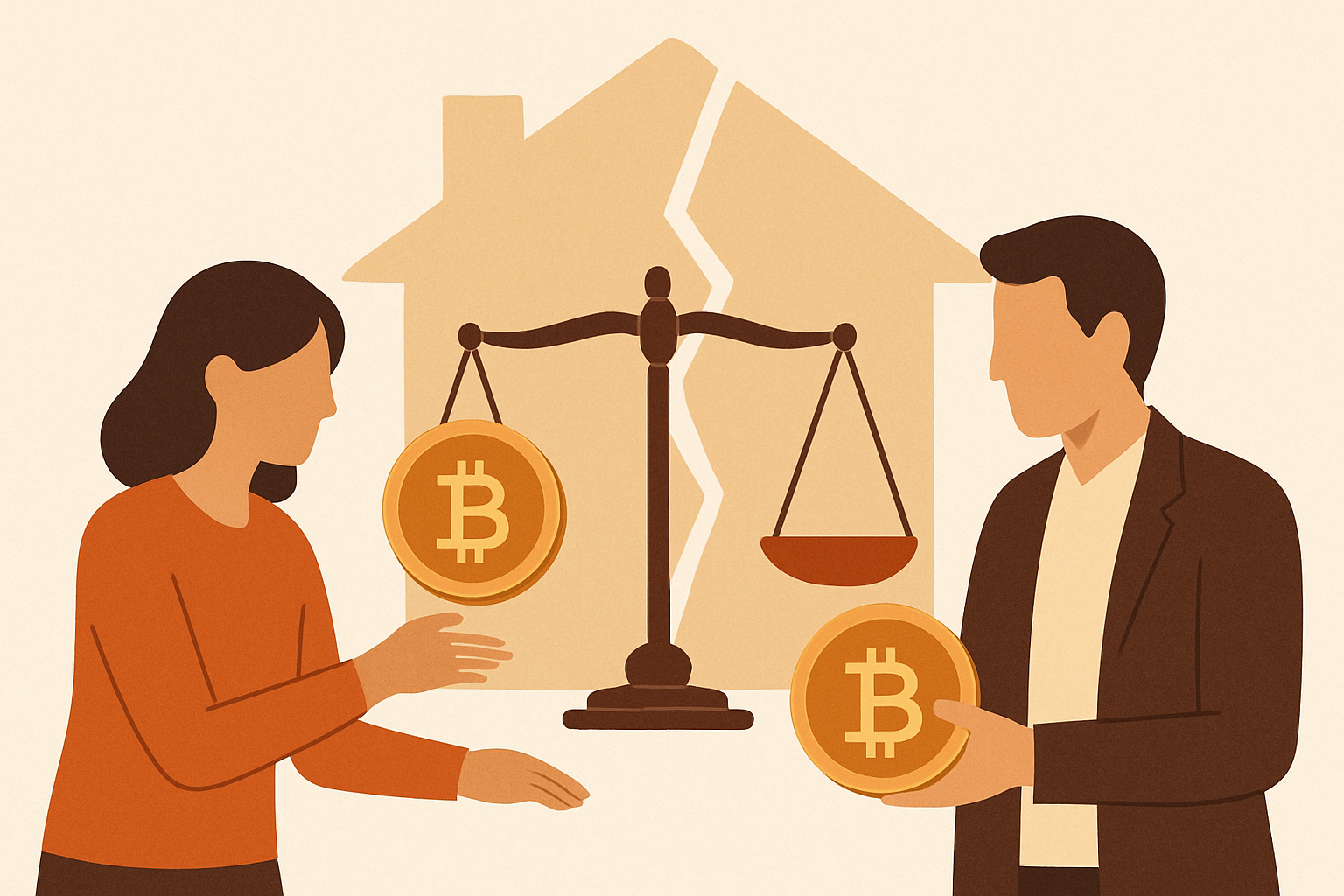 Divorce et crypto-monnaies : Partager les actifs numériques en 2026