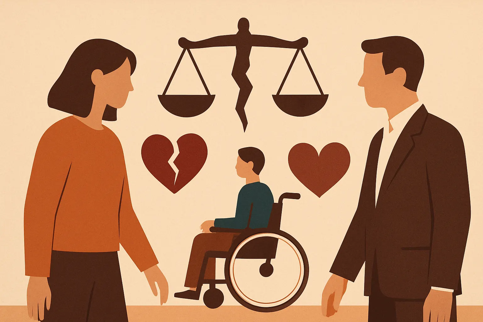 Divorce et handicap : protections et adaptations en 2026