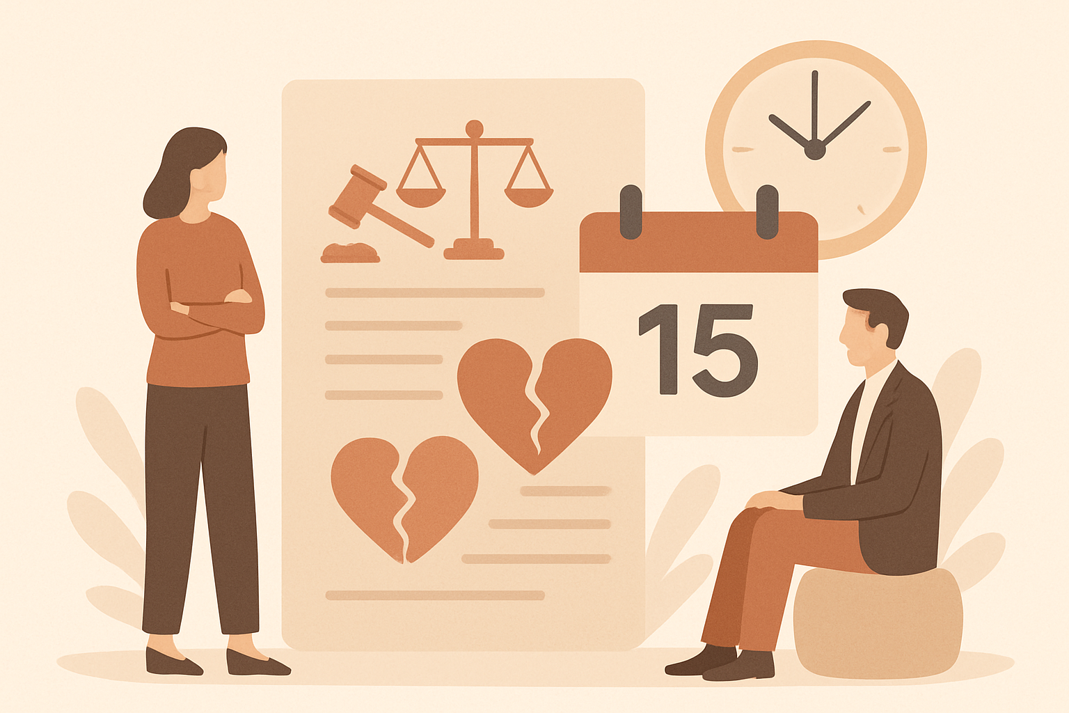 Le délai de réflexion de 15 jours dans le divorce amiable en 2026