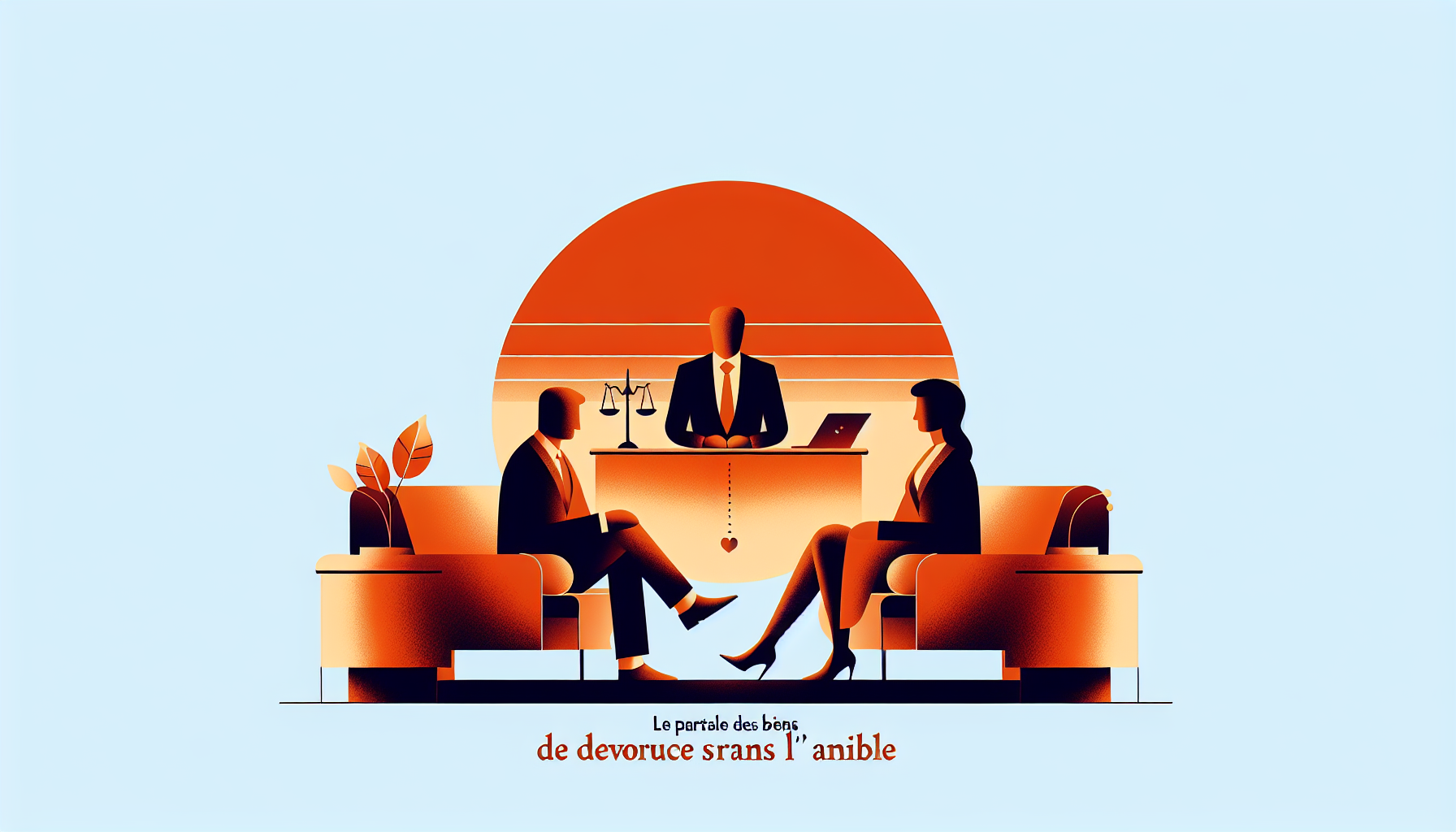 Le partage des biens dans le divorce à l'amiable : principes et détails
