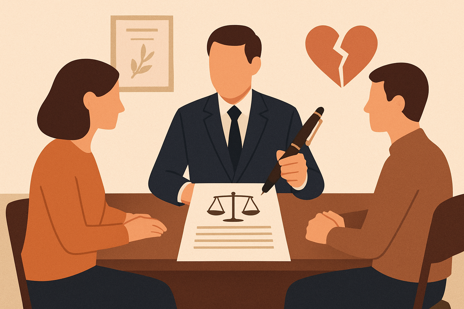 Le rôle du notaire dans le divorce amiable : missions et frais 2026