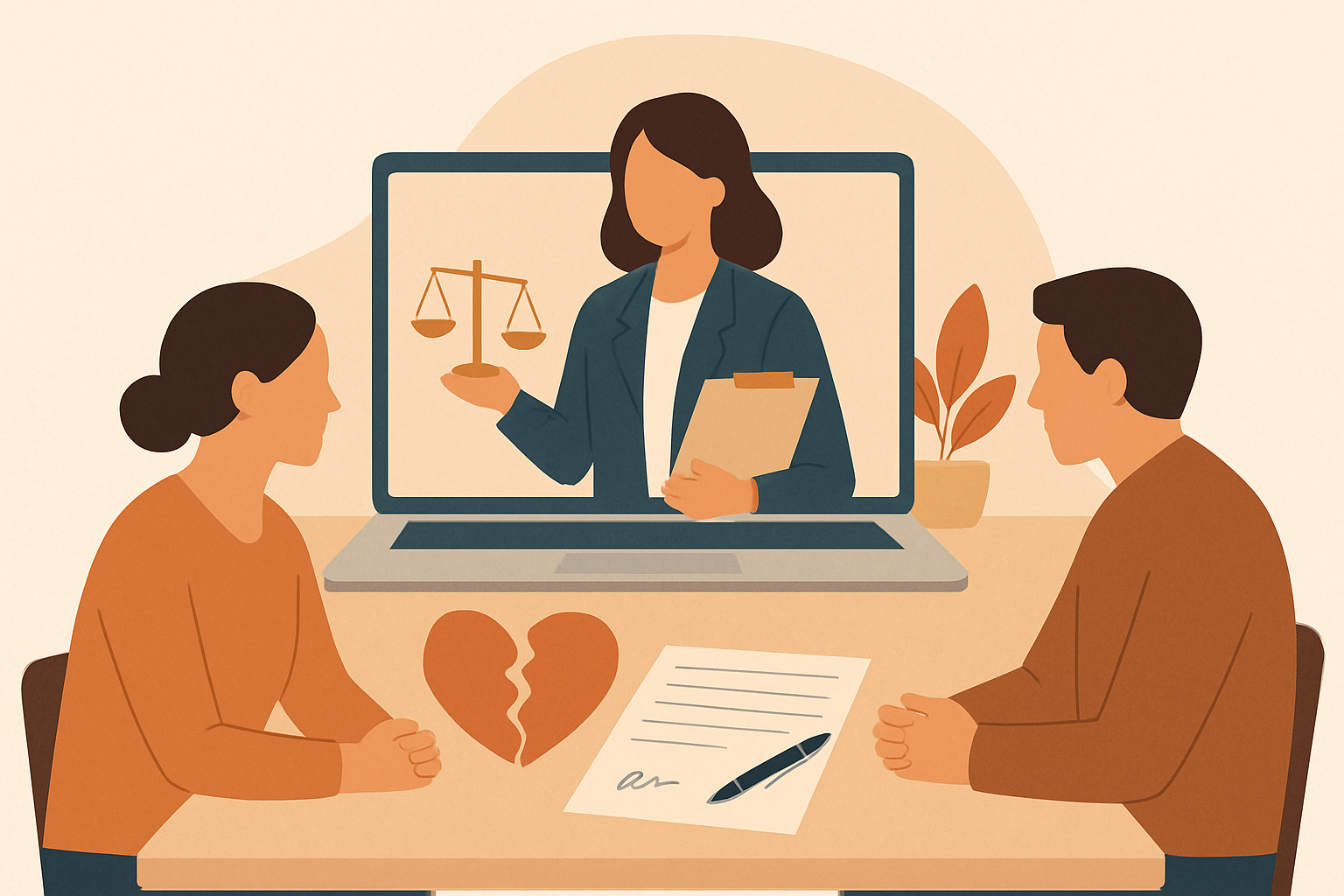 Médiation numérique : divorcer à l'amiable via visioconférence en 2026